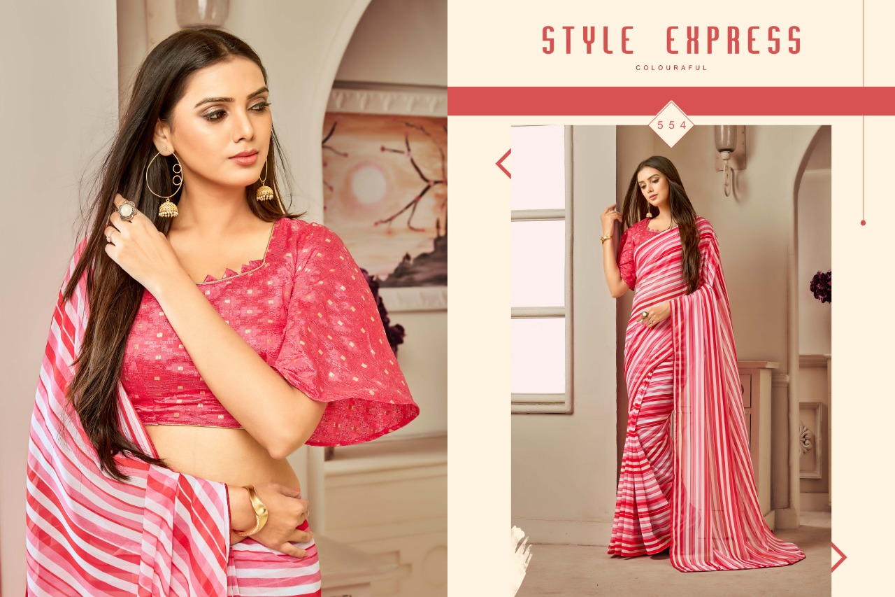 Fusion By Fashid Wholesale 551 To 560 Series Indian Traditional Wear Collection Beautiful Stylish Fancy Colorful Party Wear & Occasional Wear Net/chiffon/georgette Embroidered Sarees At Wholesale Price