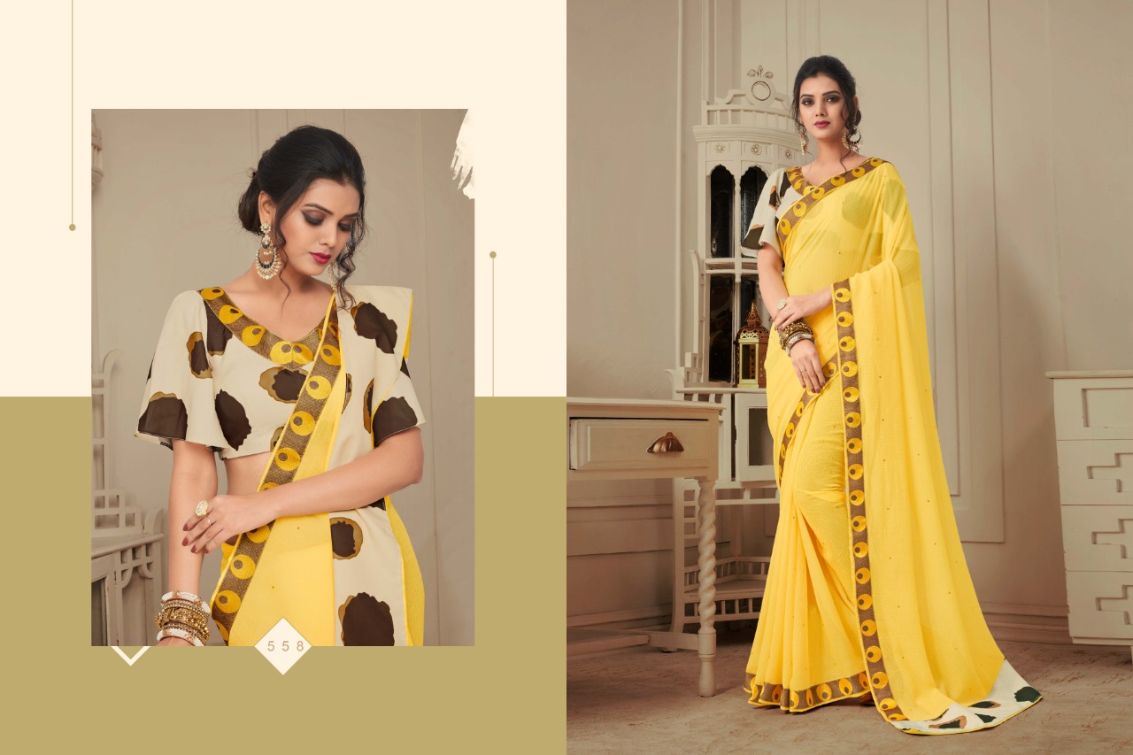 Fusion By Fashid Wholesale 551 To 560 Series Indian Traditional Wear Collection Beautiful Stylish Fancy Colorful Party Wear & Occasional Wear Net/chiffon/georgette Embroidered Sarees At Wholesale Price