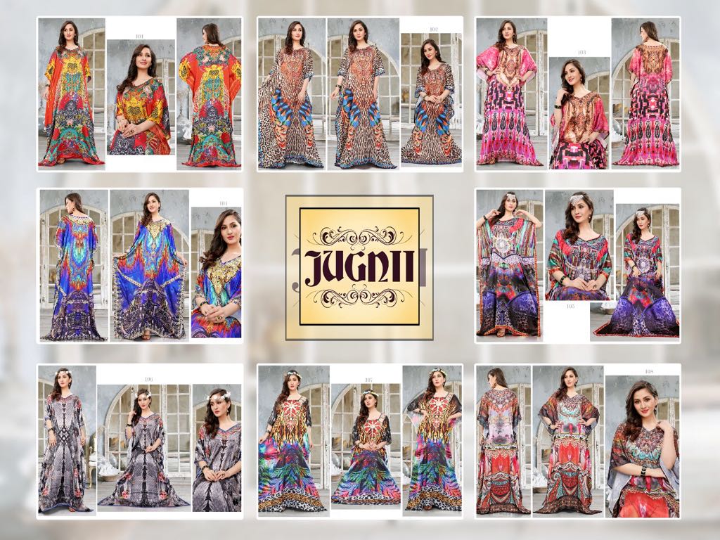 Gazal Vol-14 By Jugnii 101 To 108 Series Designer Stylish Fancy Colorful Beautiful Ethnic Wear & Casual Wear Japan Crepe Printed Kurtis At Wholesale Price
