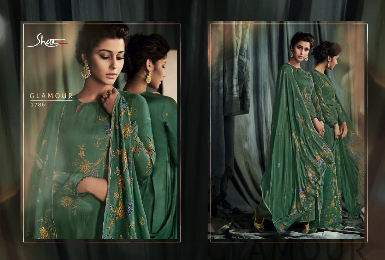 Gleam By Shai 1781 To 1788 Series Designer Festive Suits Collection Beautiful Stylish Fancy Colorful Party Wear & Occasional Wear Pure Modal Satin Dresses At Wholesale Price