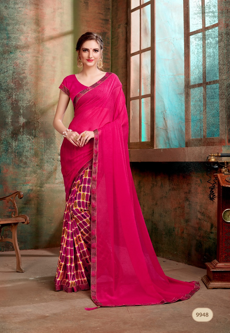 Golden Jhumke Vol-18 By Kodas 9948 To 9959 Series Indian Traditional Wear Collection Beautiful Stylish Fancy Colorful Party Wear & Occasional Wear Heavy Dani Printed Sarees At Wholesale Price