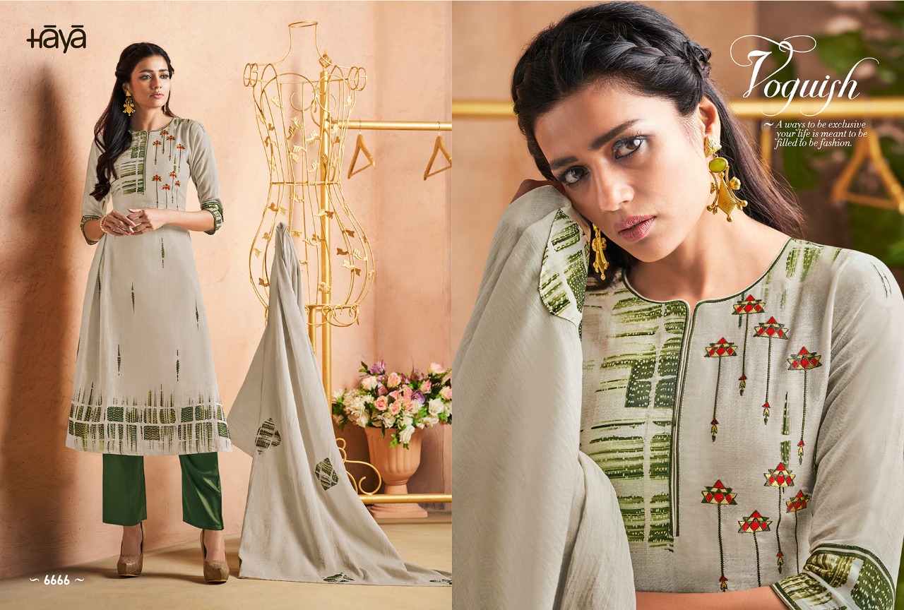 Gorgeous By Haya 6661 To 6671 Series Designer Pakistani Suits Beautiful Stylish Fancy Colorful Festive Collection Party Wear & Occasional Wear Pure Linen Digital Print With Embroidery Dresses At Wholesale Price