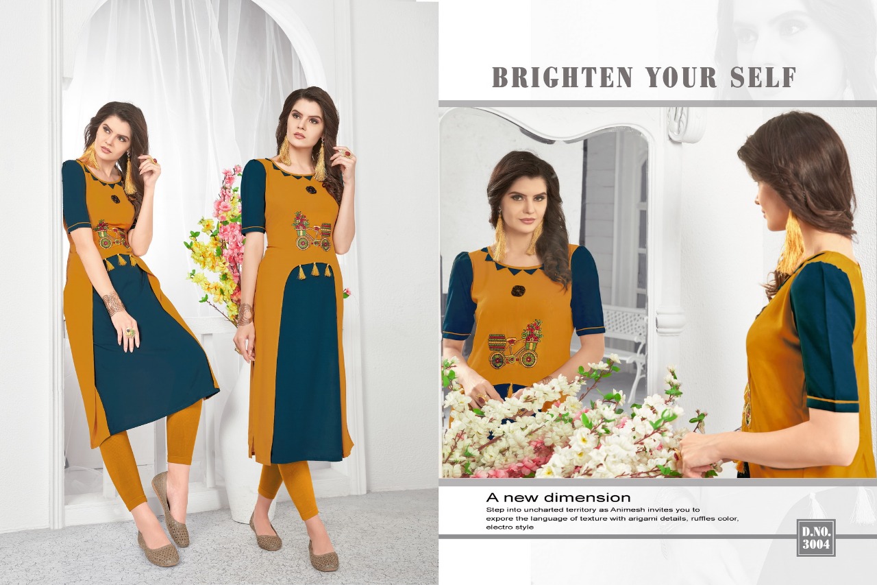 Gravity By Veera Tex 3001 To 3006 Series Stylish Beautiful Fancy Colorful Casual Wear & Ethnic Wear Collection Rayon Printed Kurtis At Wholesale Price