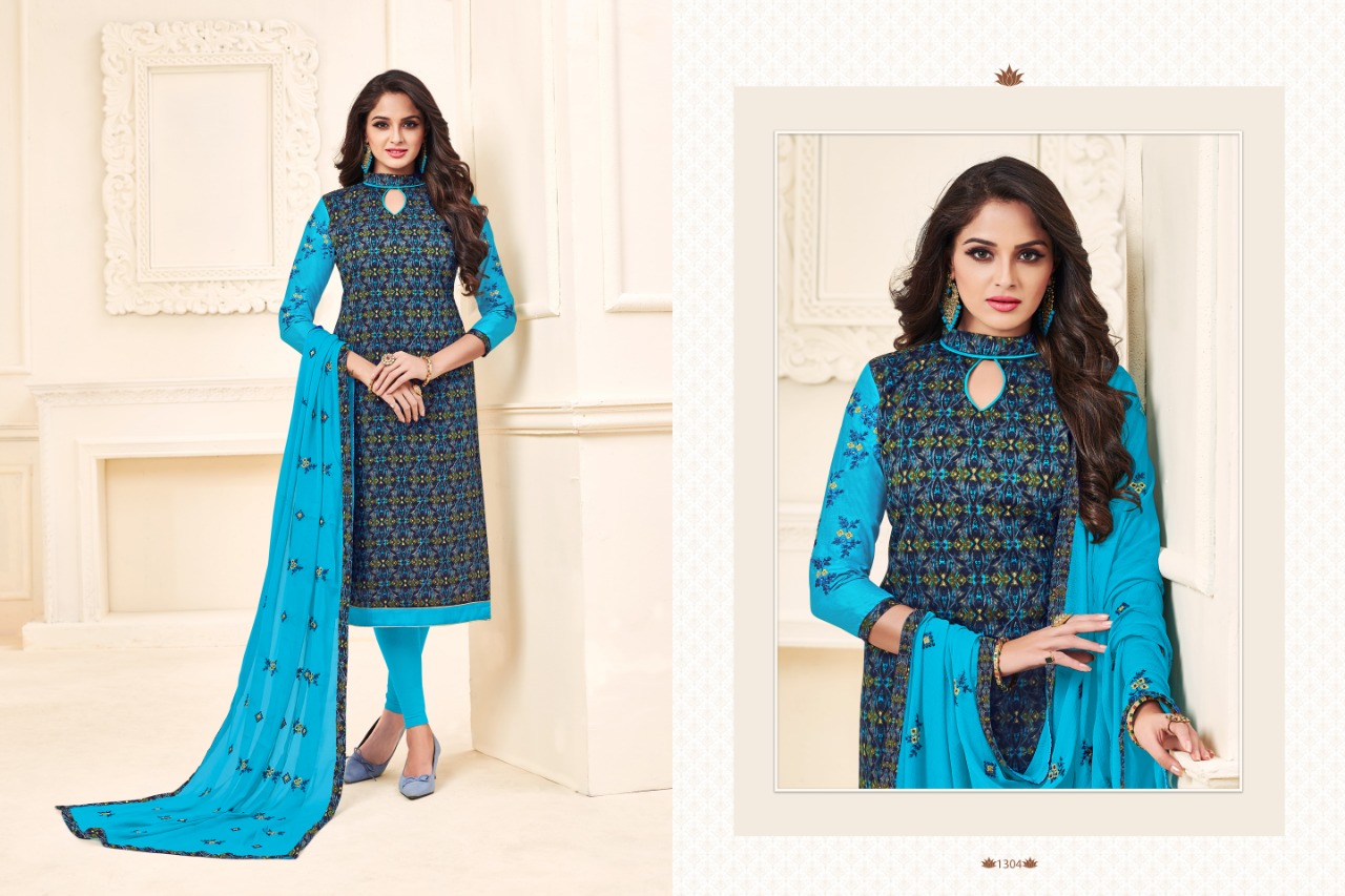 Green Cill Vol-3 By Ravi Creation 1301 To 1310 Series Beautiful Suits Stylish Fancy Colorful Casual Wear & Ethnic Wear Satin Printed Dresses At Wholesale Price