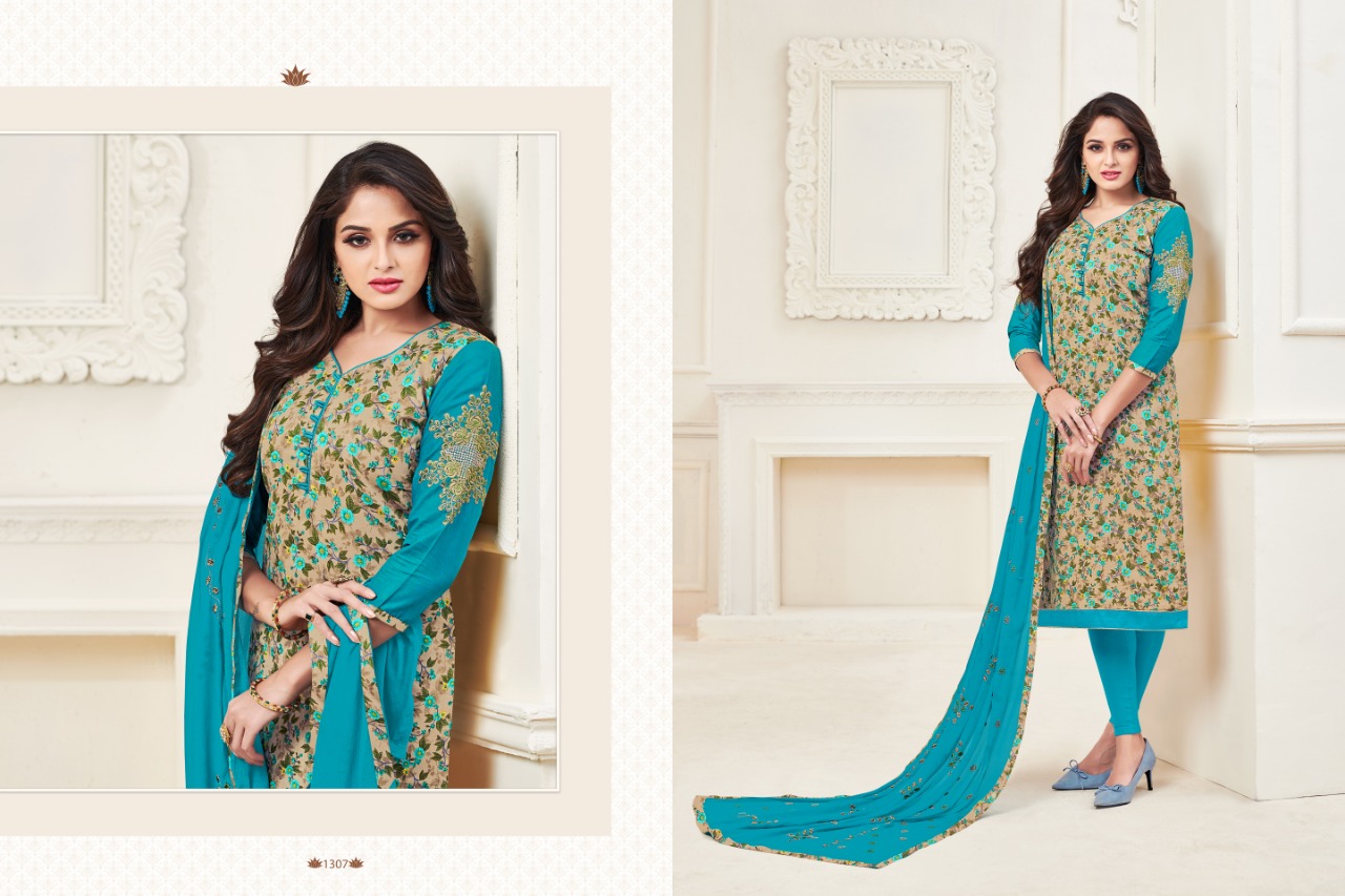 Green Cill Vol-3 By Ravi Creation 1301 To 1310 Series Beautiful Suits Stylish Fancy Colorful Casual Wear & Ethnic Wear Satin Printed Dresses At Wholesale Price