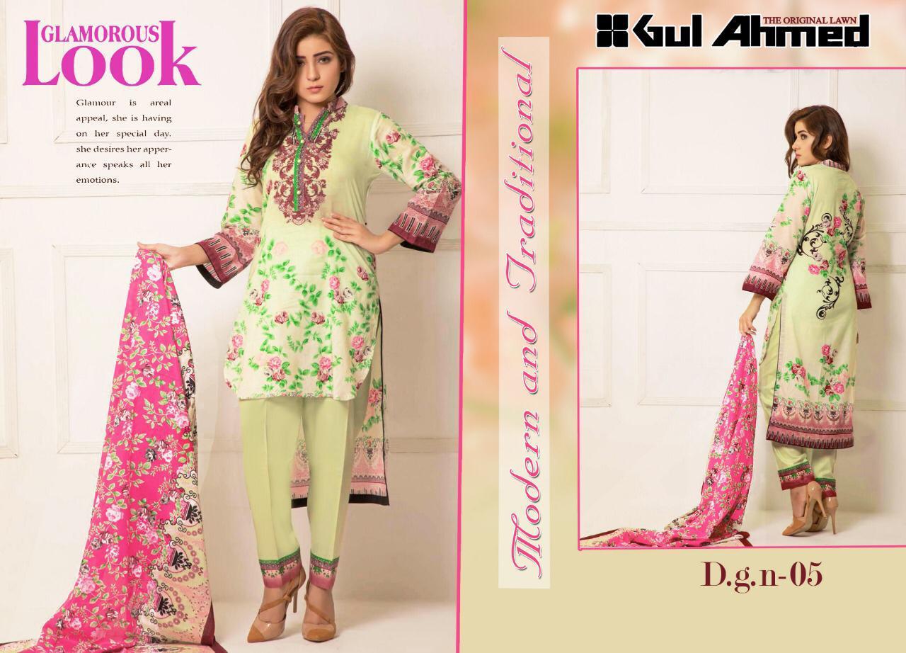 Gul Ahmed Vol-1 By Fashid Wholesale 01 To 10 Series Beautiful Pakistani Suits Stylish Fancy Colorful Party Wear & Ethnic Wear Pure Lawn Printed Dresses At Wholesale Price