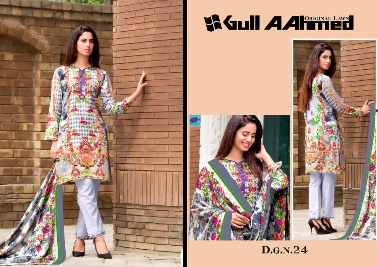 Gul Ahmed Vol-3 By Fashid Wholesale 21 To 30 Series Designer Beautiful Fancy Colorful Stylish Party Wear & Occasional Wear Pure Lawn Printed Dresses At Wholesale Price