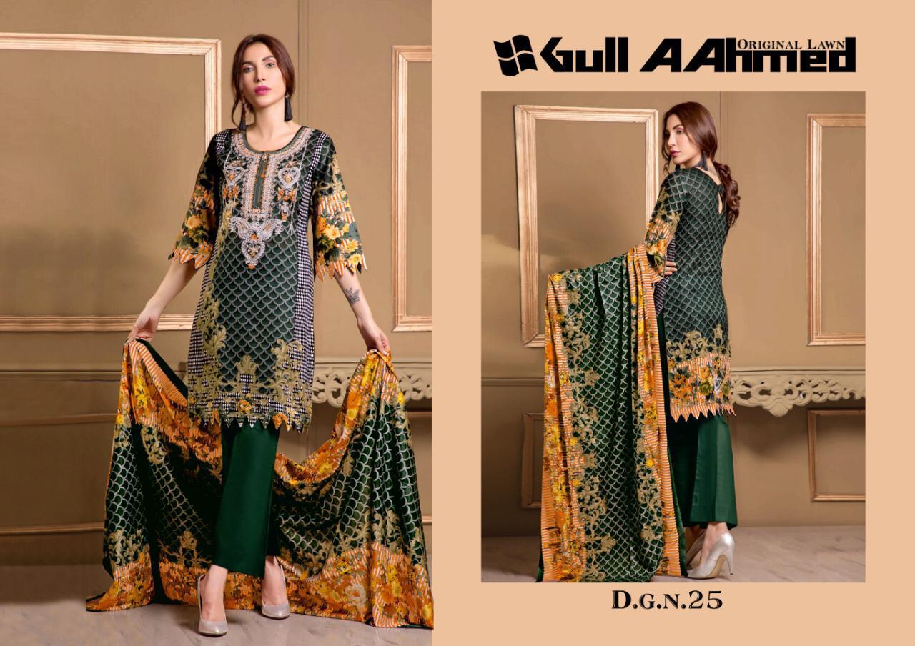 Gul Ahmed Vol-3 By Fashid Wholesale 21 To 30 Series Designer Beautiful Fancy Colorful Stylish Party Wear & Occasional Wear Pure Lawn Printed Dresses At Wholesale Price