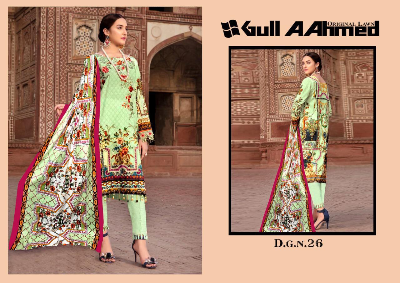 Gul Ahmed Vol-3 By Fashid Wholesale 21 To 30 Series Designer Beautiful Fancy Colorful Stylish Party Wear & Occasional Wear Pure Lawn Printed Dresses At Wholesale Price