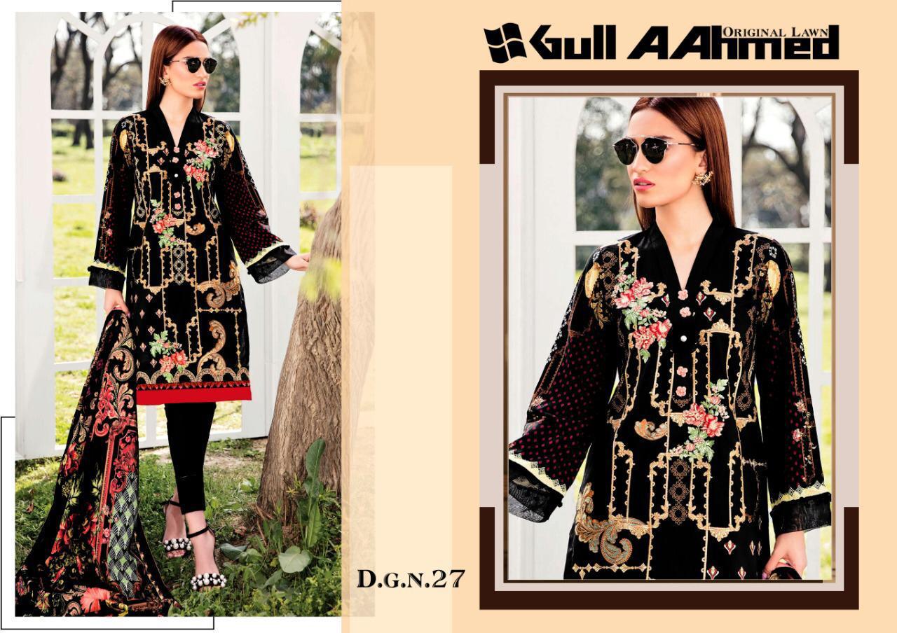 Gul Ahmed Vol-3 By Fashid Wholesale 21 To 30 Series Designer Beautiful Fancy Colorful Stylish Party Wear & Occasional Wear Pure Lawn Printed Dresses At Wholesale Price