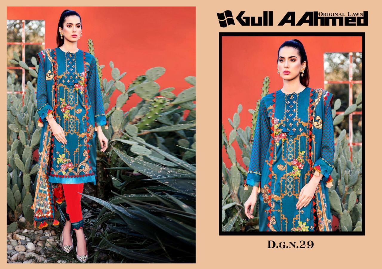 Gul Ahmed Vol-3 By Fashid Wholesale 21 To 30 Series Designer Beautiful Fancy Colorful Stylish Party Wear & Occasional Wear Pure Lawn Printed Dresses At Wholesale Price