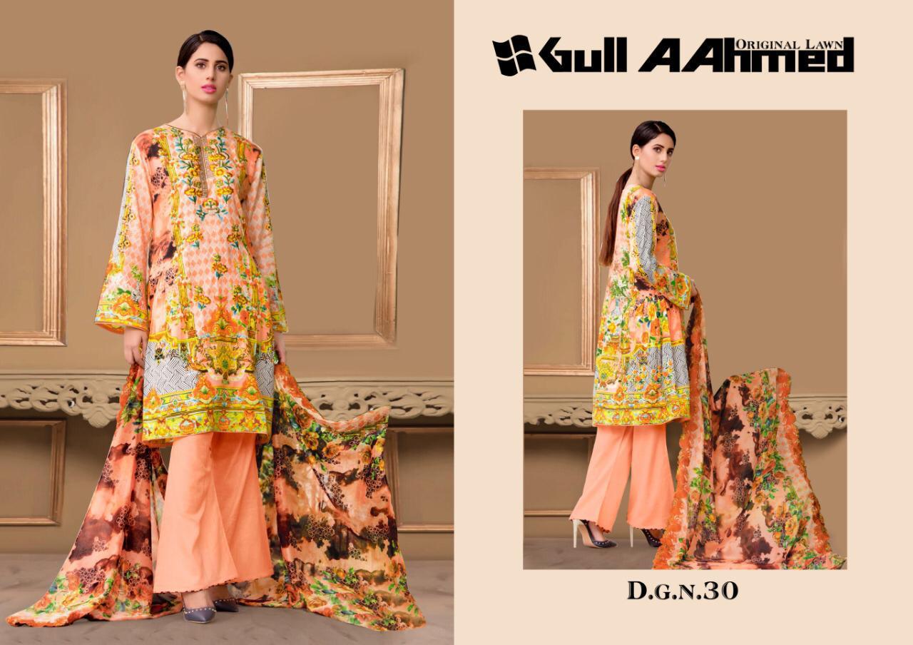 Gul Ahmed Vol-3 By Fashid Wholesale 21 To 30 Series Designer Beautiful Fancy Colorful Stylish Party Wear & Occasional Wear Pure Lawn Printed Dresses At Wholesale Price