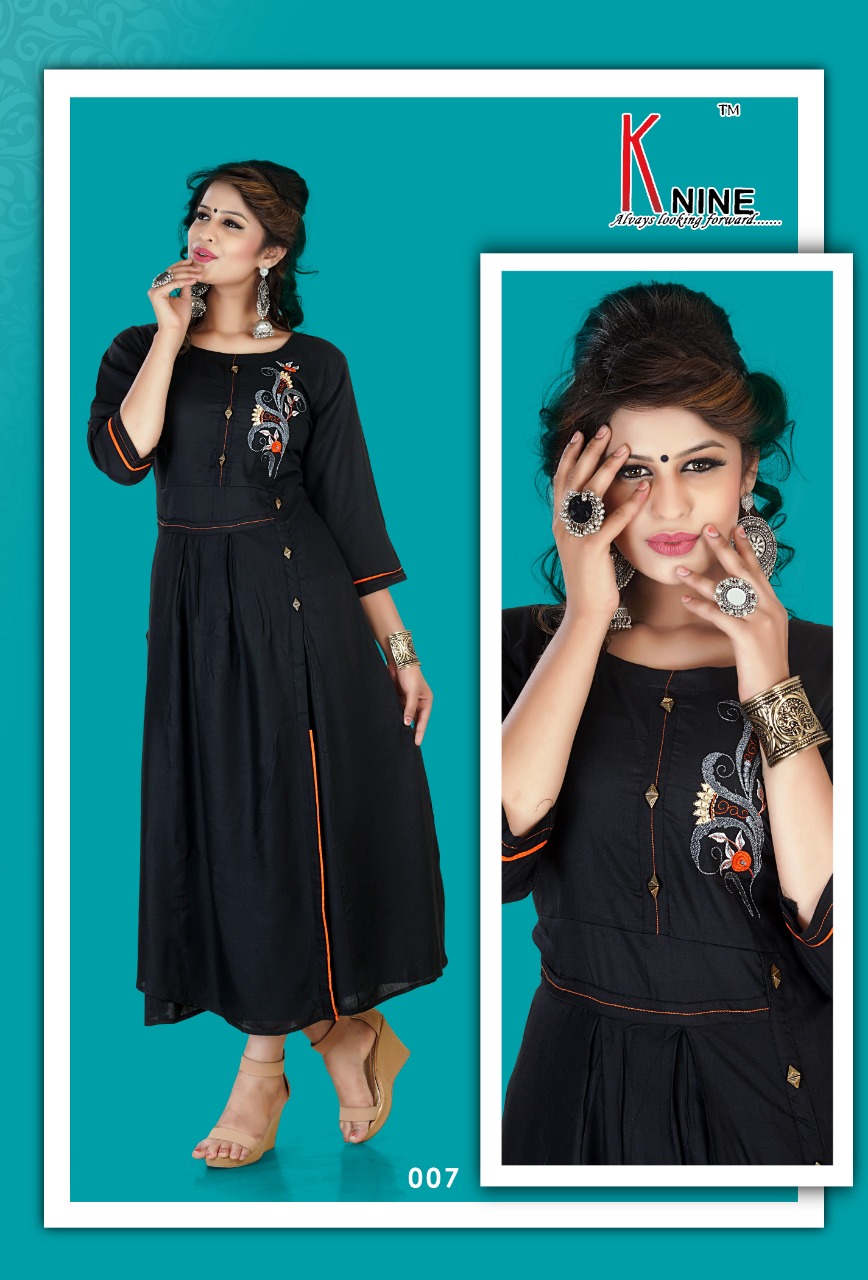 Gulal Vol-8 By Knine 1001 To 1012 Series Beautiful Colorful Stylish Fancy Casual Wear & Ethnic Wear & Ready To Wear Cotton Kurtis At Wholesale Price