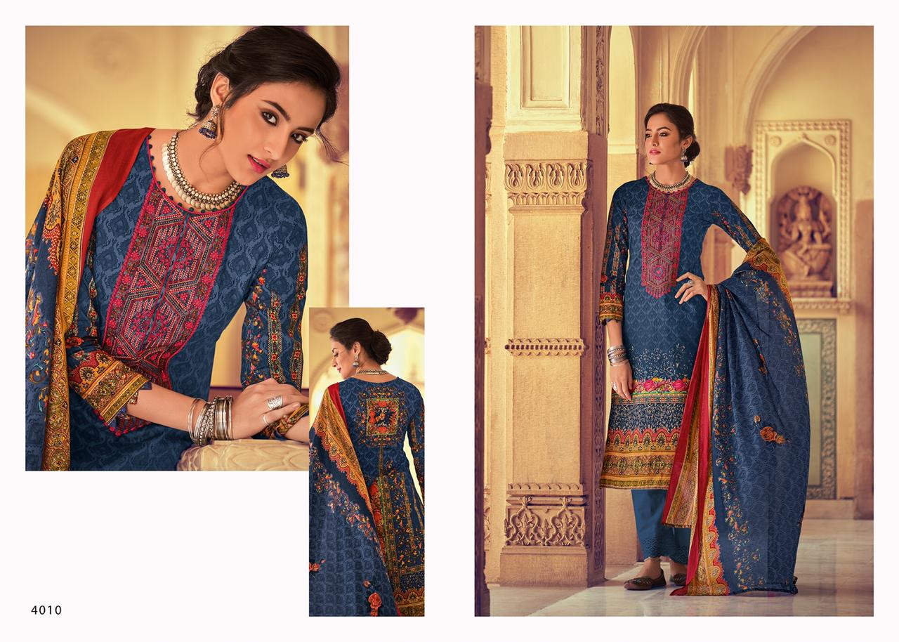 Gulbahar By House Of Lawn 4001 To 4010 Series Beautiful Suits Colorful Stylish Fancy Casual Wear & Ethnic Wear Pure Jam Satin Digital Print With Embroidery Dresses At Wholesale Price