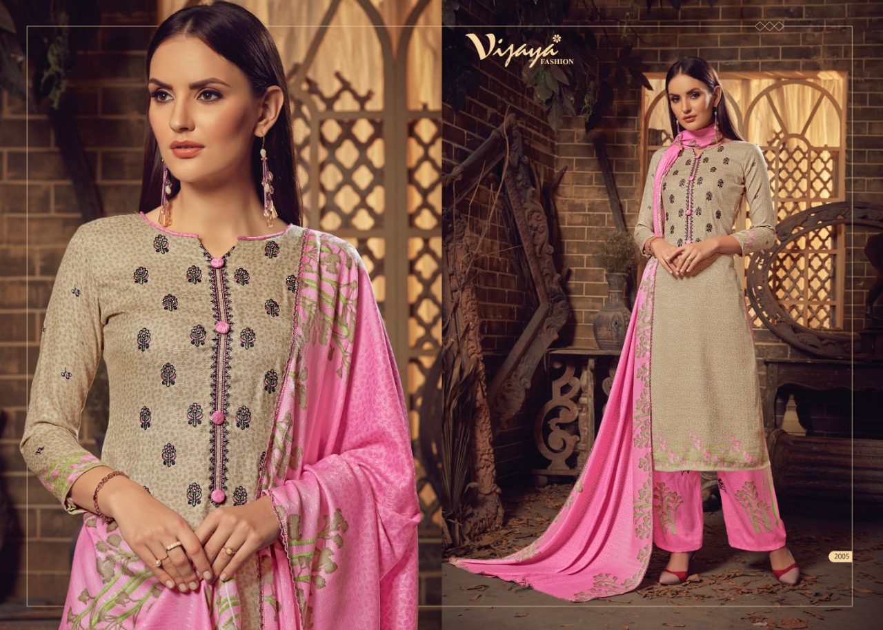 Gulsan By Vijaya Fashion 2001 To 2010 Series Designer Suits Collection Beautiful Stylish Fancy Colorful Party Wear & Occasional Wear Pashmina Embroidery Dresses At Wholesale Price