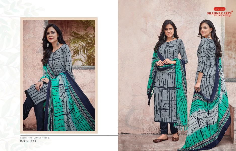 Gulshan Vol-2 By Shahnaz Arts 1009 To 1016 Series Designer Pakistani Suits Collection Beautiful Stylish Fancy Colorful Winter Wear & Ethnic Wear Pashmina Printed Dresses At Wholesale Price