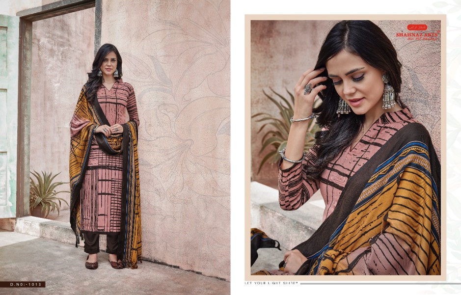 Gulshan Vol-2 By Shahnaz Arts 1009 To 1016 Series Designer Pakistani Suits Collection Beautiful Stylish Fancy Colorful Winter Wear & Ethnic Wear Pashmina Printed Dresses At Wholesale Price