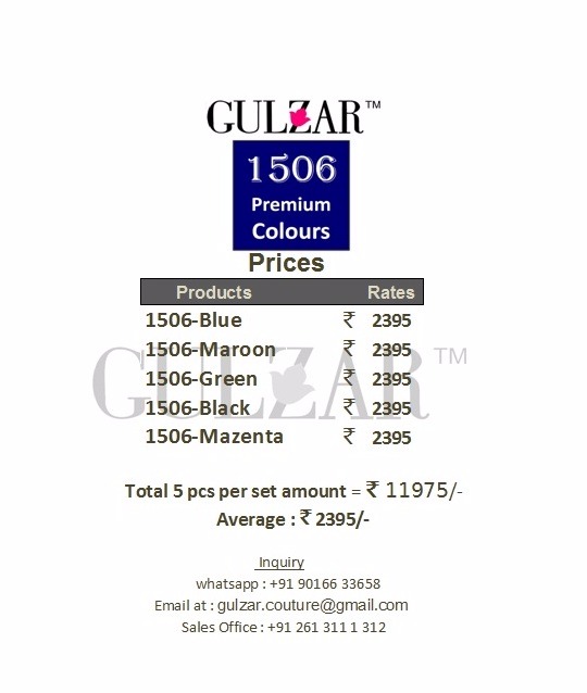 Gulzar 1506 By Gulzar  Indian Traditional Wear Collection Beautiful Stylish Fancy Colorful Party Wear & Occasional Wear Bhagalpuri Silk At Wholesale Price