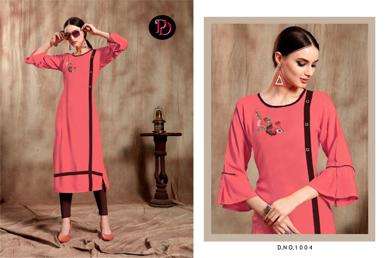 Gulzar By Poorvi Designer 1001 To 1006 Series Stylish Fancy Beautiful Colorful Casual Wear & Ethnic Wear Rayon Slub With Embroidery Kurtis At Wholesale Price