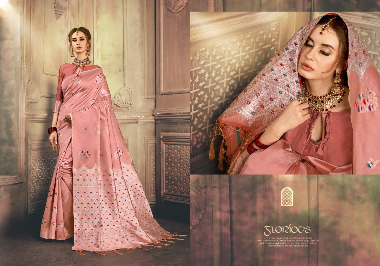 Hamsini Silk By Yadu Nandan Fashion 1001 To 1010 Series Indian Traditional Wear Collection Beautiful Stylish Fancy Colorful Party Wear & Occasional Wear Kanjivaram Art Silk Sarees At Wholesale Price