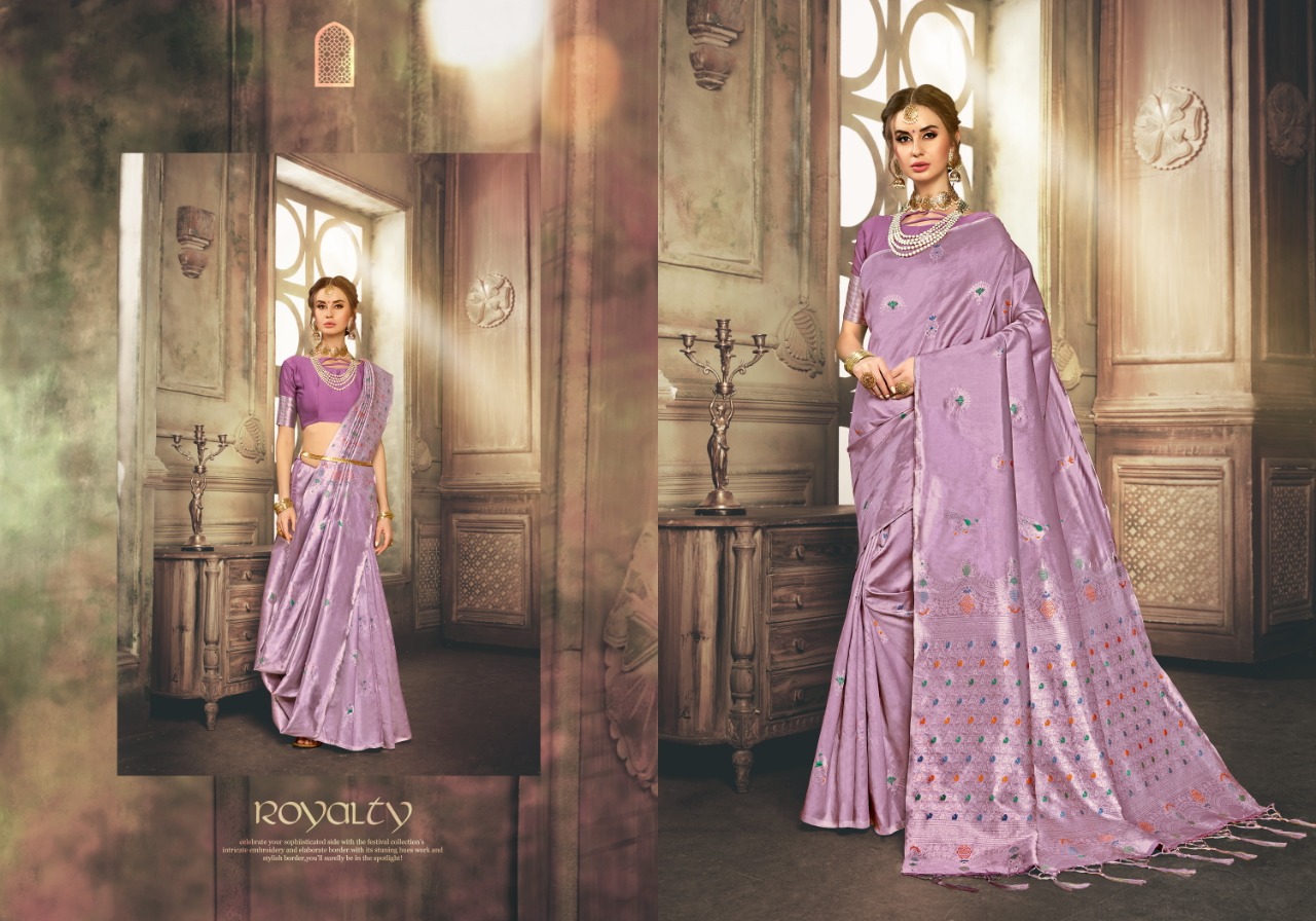 Hamsini Silk By Yadu Nandan Fashion 1001 To 1010 Series Indian Traditional Wear Collection Beautiful Stylish Fancy Colorful Party Wear & Occasional Wear Kanjivaram Art Silk Sarees At Wholesale Price