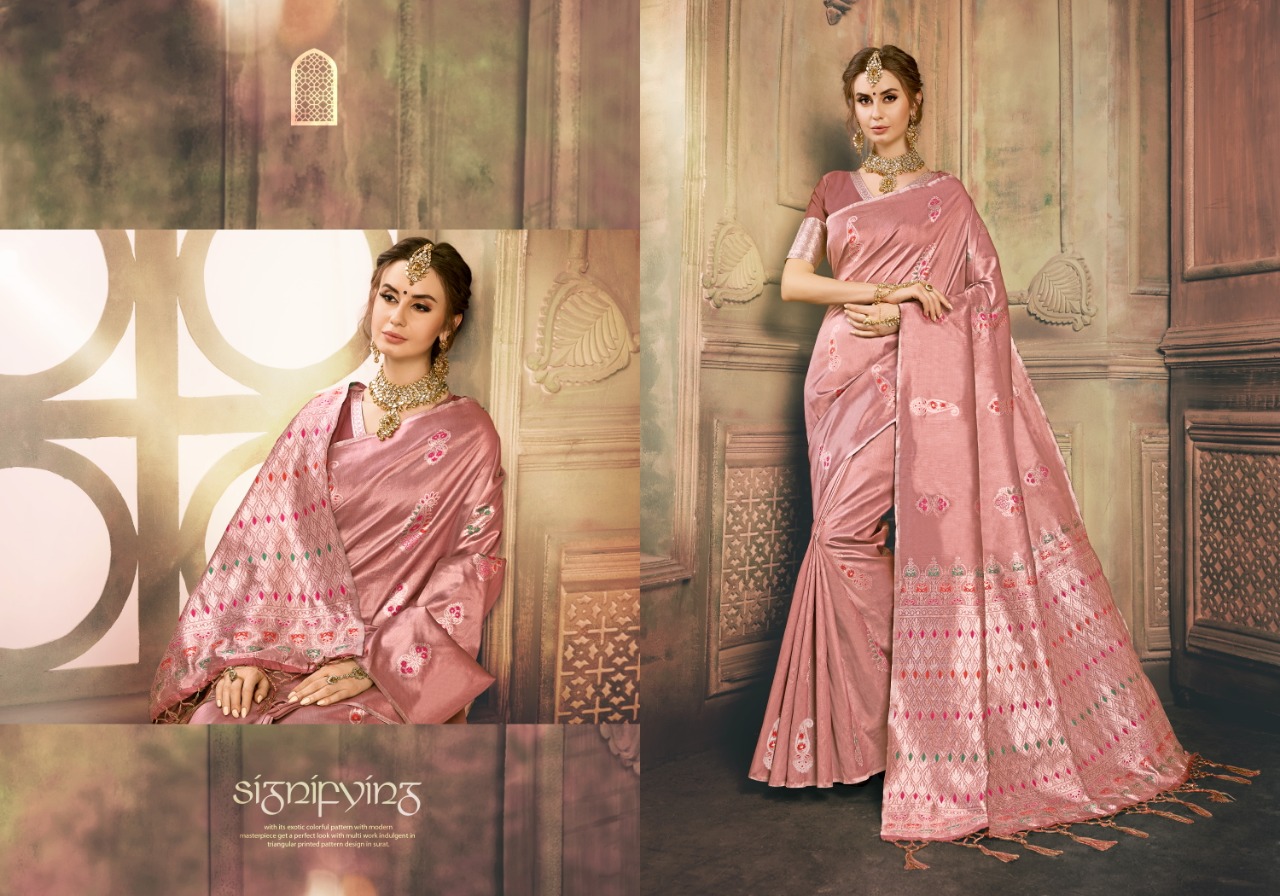Hamsini Silk By Yadu Nandan Fashion 1001 To 1010 Series Indian Traditional Wear Collection Beautiful Stylish Fancy Colorful Party Wear & Occasional Wear Kanjivaram Art Silk Sarees At Wholesale Price