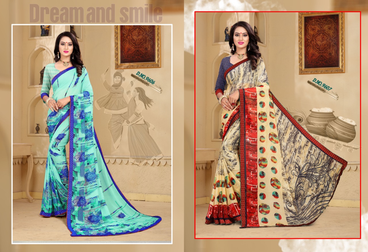 Heena Vol-10 By Shripal Textile 9601 To 6912 Series  Designer Beautiful Colorful Stylish Wedding Collection Party Wear & Occasional Wear Fancy Printed Sarees At Wholesale Price