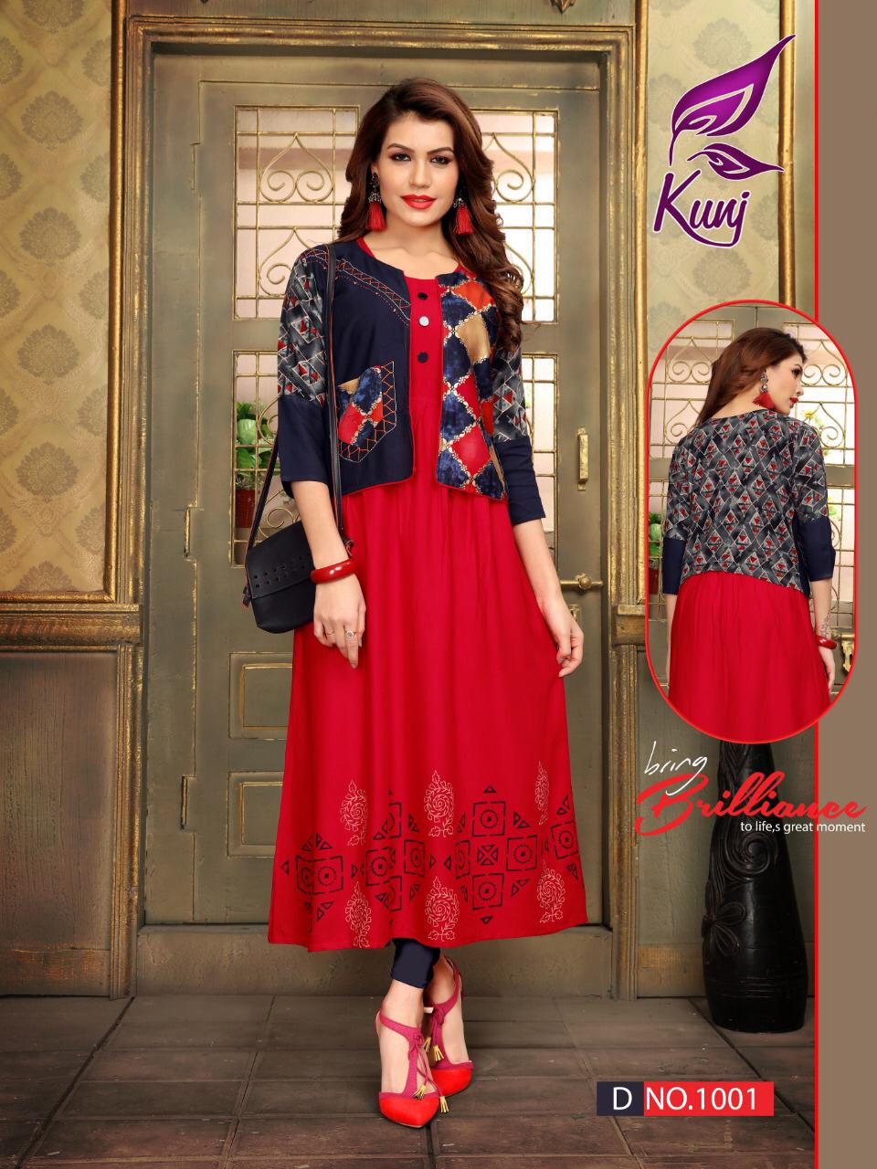 ethnic jackets for kurtis