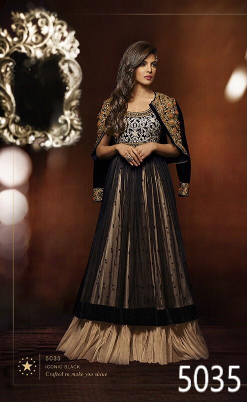 HEROINE ALL TIME HIT DESIGNS BY JINAAM DRESSES BEAUTIFUL STYLISH DESIGNER PRINTED AND EMBROIDERED PARTY WEAR OCCASIONAL WEAR BANGALORI SILK NET DRESSES AT WHOLESALE PRICE