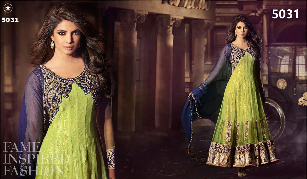 Heroine Superhit Designs By Jinaam Dresses Beautiful Stylish Designer Printed And Embroidered Party Wear Occasional Wear Georgette/brasso/net Dresses At Wholesale Price