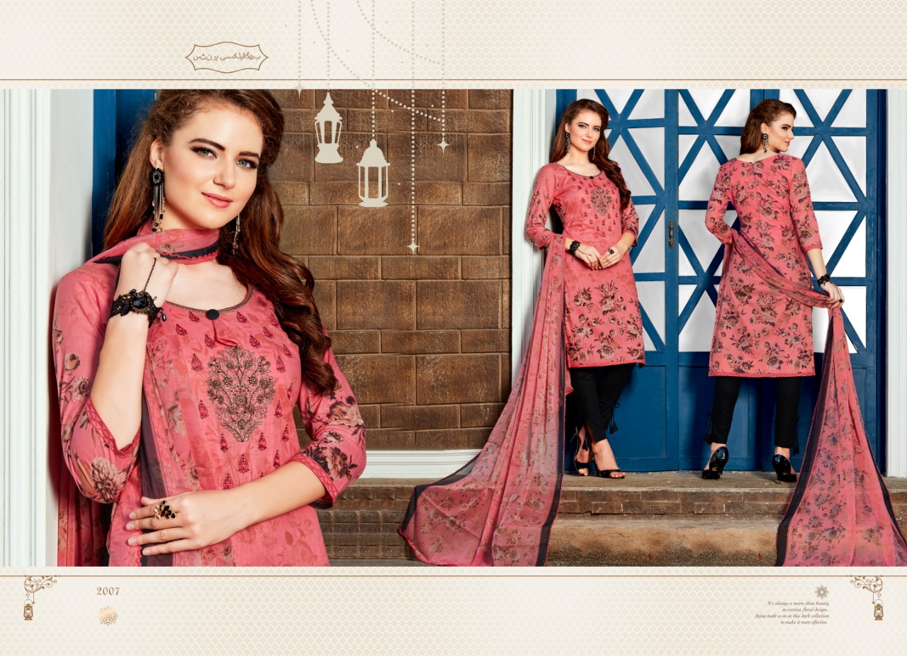 Honey Bunny Vol-2 By Hot Line 2001 To 2010 Series Beautiful Collection Suits Stylish Fancy Colorful Casual Wear & Ethnic Wear Cambric Printed Dresses At Wholesale Price