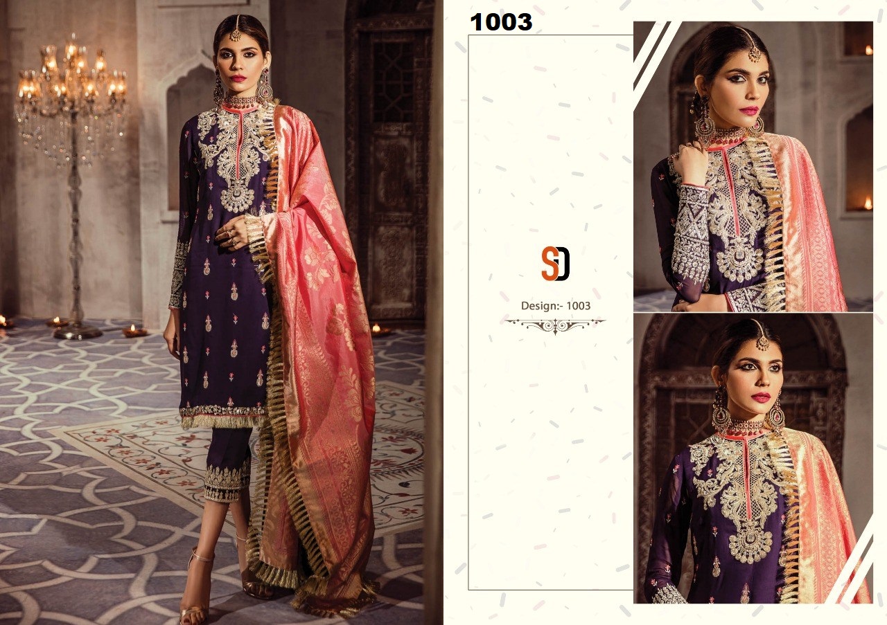 Honey Waqar Hit Collection By Shraddha Designer Pakistani Traditional Wear Collection Beautiful Stylish Fancy Colorful Party Wear & Occasional Wear Georgette/ner/organza Embroidered Dress At Wholesale Price