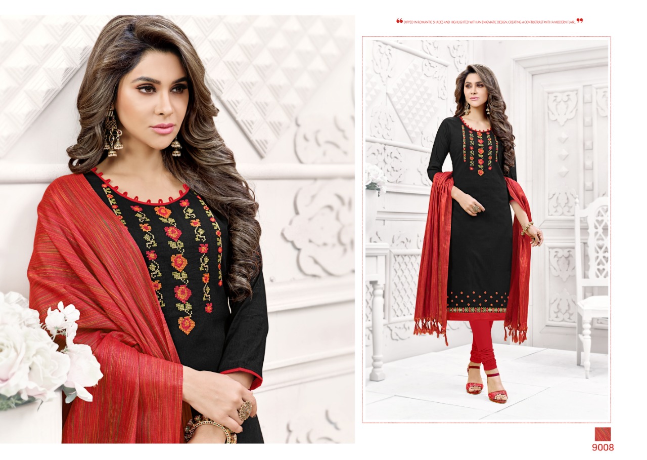 Hotspot By Raghav Royals 9001 To 912 Series Beautiful Suits Stylish Fancy Colorful Casual Wear & Ethnic Wear & Ready To Wear Souyh Silk Embroidered Dresses At Wholesale Price