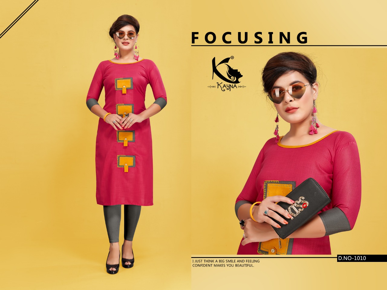 Hul Chul By Kayna 1001 To 1010 Series Beautiful Stylish Fancy Colorful Casual Wear & Ethnic Wear & Ready To Wear Heavy Cotton Printed Kurtis At Wholesale Price