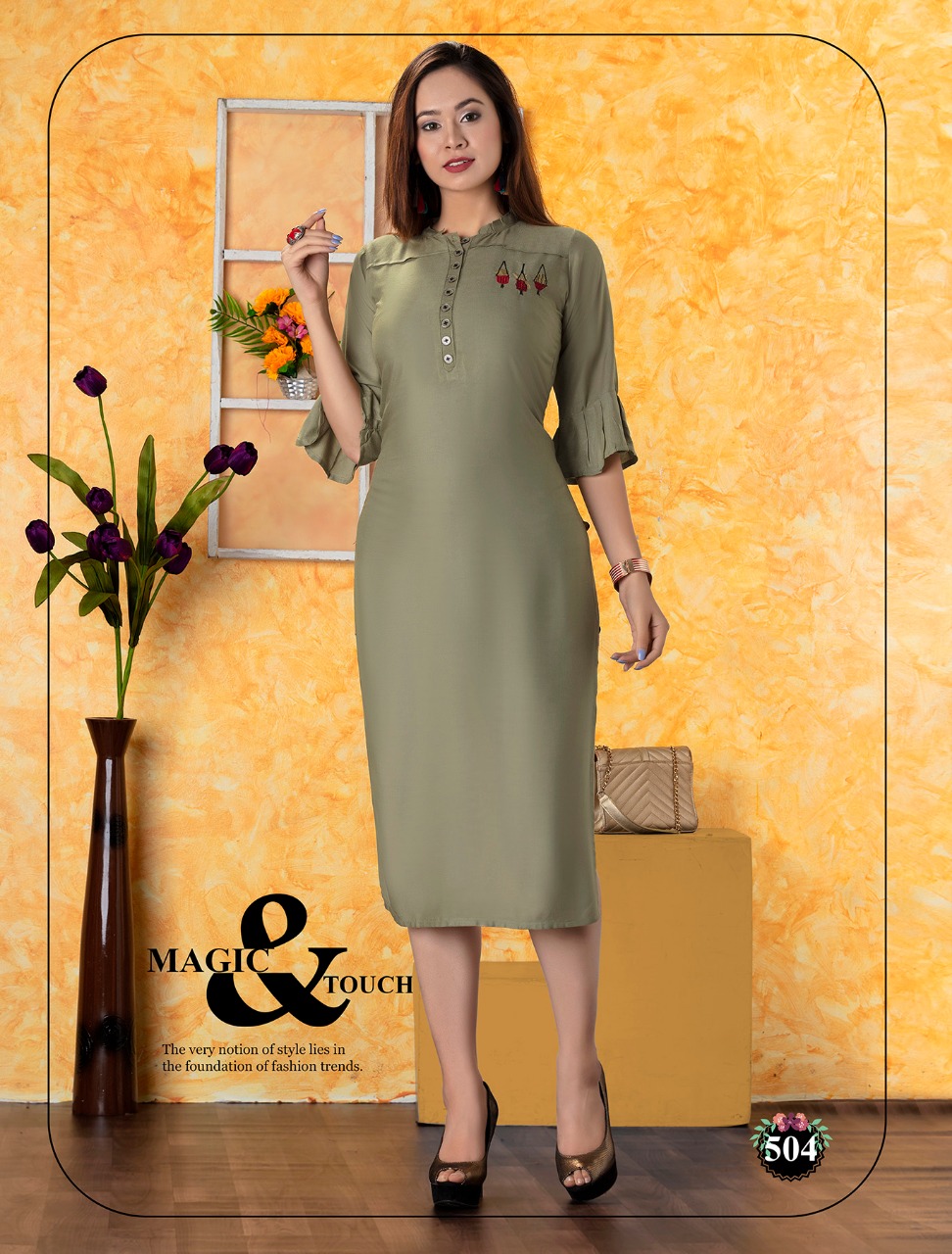 Ibadat By Royal Collection 501 To 510 Series Beautiful Stylish Fancy Colorful Casual Wear & Ethnic Wear & Ready To Wear Rayon Prints Kurtis At Wholesale Price