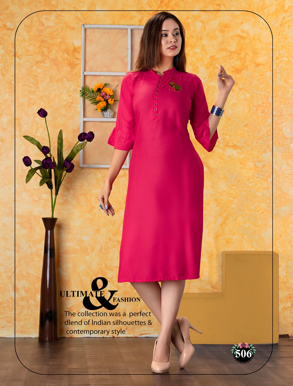 Ibadat By Royal Collection 501 To 510 Series Beautiful Stylish Fancy Colorful Casual Wear & Ethnic Wear & Ready To Wear Rayon Prints Kurtis At Wholesale Price