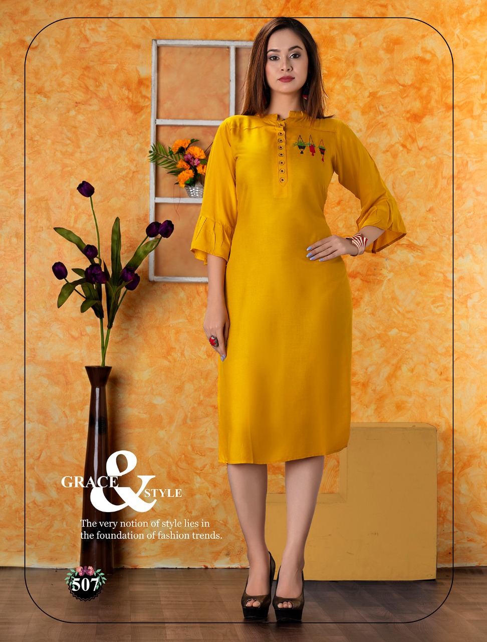 Ibadat By Royal Collection 501 To 510 Series Beautiful Stylish Fancy Colorful Casual Wear & Ethnic Wear & Ready To Wear Rayon Prints Kurtis At Wholesale Price