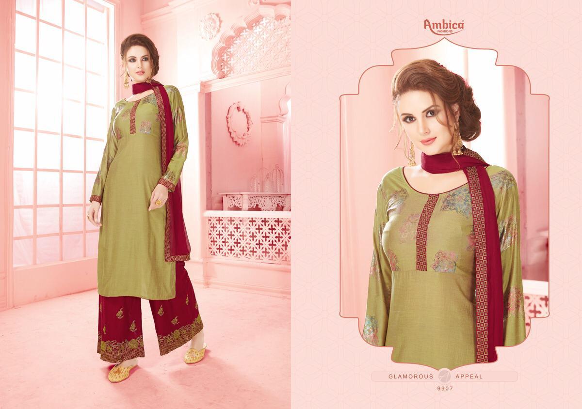 Instyla By Ambica Fashion 9901 To 9910 Series Designer Beautiful Stylish Fancy Colorful Casual Wear & Ethnic Wear & Ready To Wear Modal Foil & Dyed Dresses At Wholesale Price