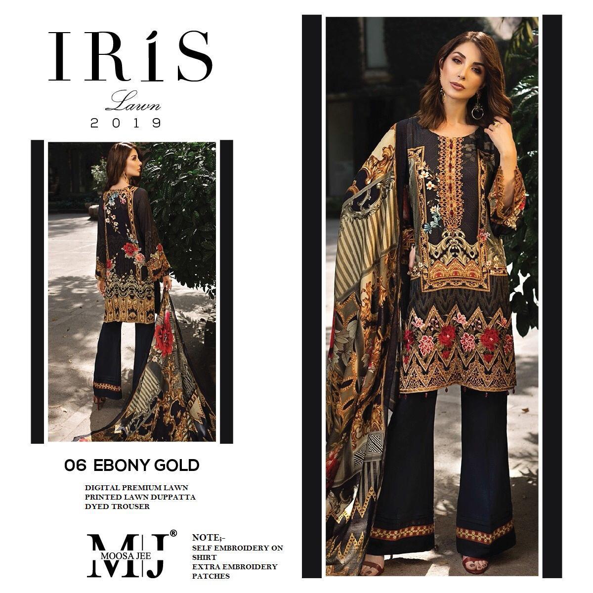 Iris By Baroque 01 To 08 Series Beautiful Pakistani Suits Stylish Fancy Colorful Party Wear & Ethnic Wear Collection Lawn Embroidered Dresses At Wholesale Price