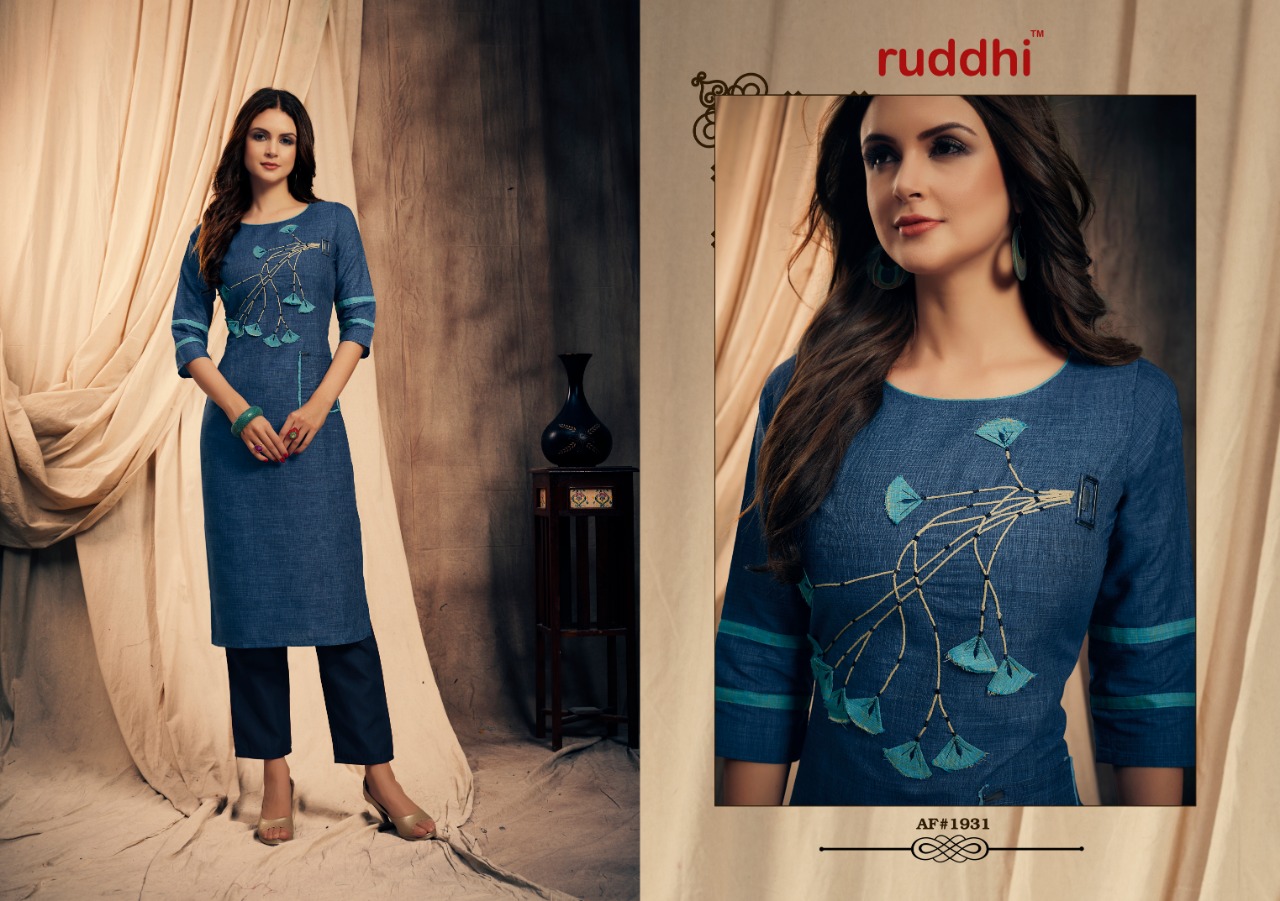 Jashn Vol-2 By Ruddhi Dressline 1931 To 1937 Series Beautiful Stylish Fancy Colorful Casual Wear & Ethnic Wear & Ready To Wear Pure Handloom Cotton With Work Kurtis At Wholesale Price