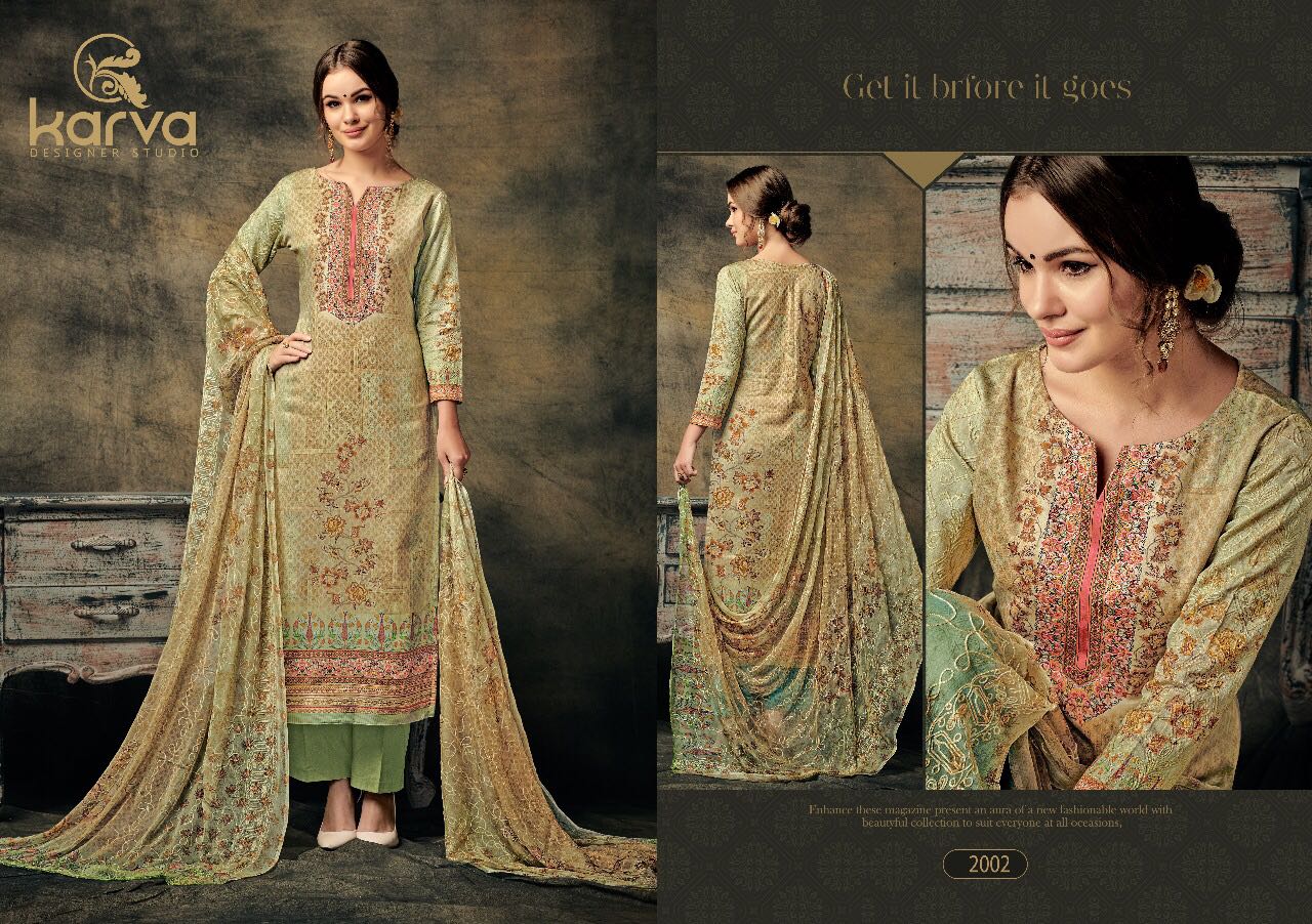 Jessica By Karva Designer Studio 2001 To 2008 Series Beautiful Stylish Fancy Colorful Casual Wear & Ethnic Wear Collection Jam Silk Printed Dresses At Wholesale Price