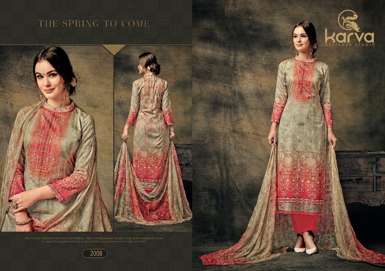 Jessica By Karva Designer Studio 2001 To 2008 Series Beautiful Stylish Fancy Colorful Casual Wear & Ethnic Wear Collection Jam Silk Printed Dresses At Wholesale Price