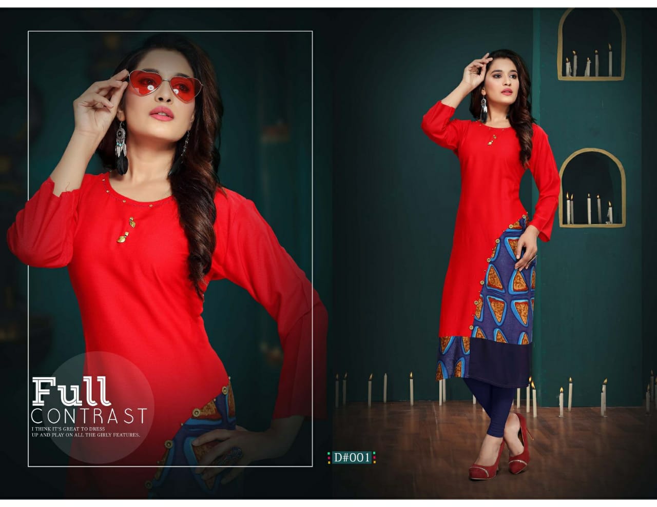 Jolly By Trendy 001 To 010 Series Beautiful Stylish Colorful Fancy Party Wear & Ethnic Wear & Ready To Wear Heavy Rayon Printed Kurtis At Wholesale Price
