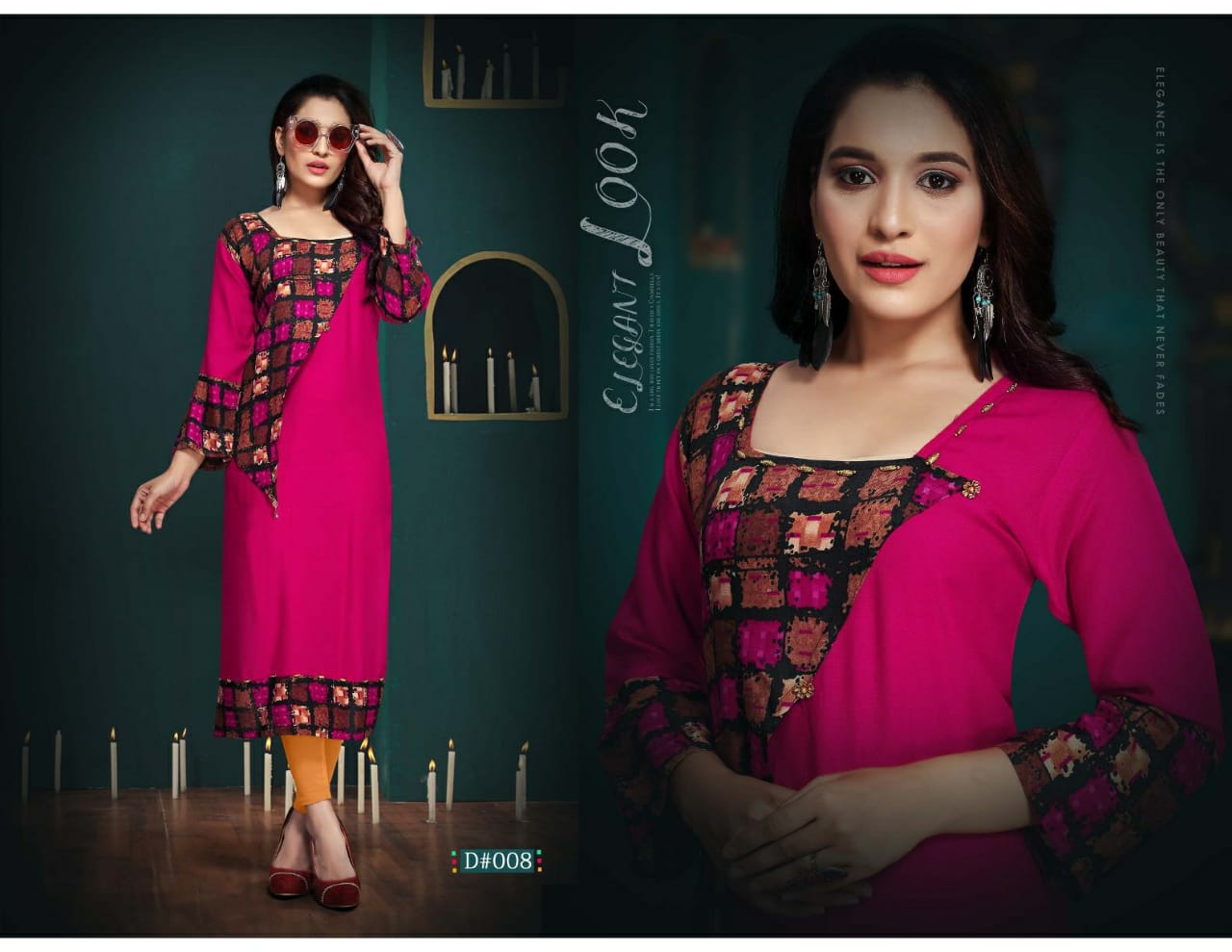Jolly By Trendy 001 To 010 Series Beautiful Stylish Colorful Fancy Party Wear & Ethnic Wear & Ready To Wear Heavy Rayon Printed Kurtis At Wholesale Price