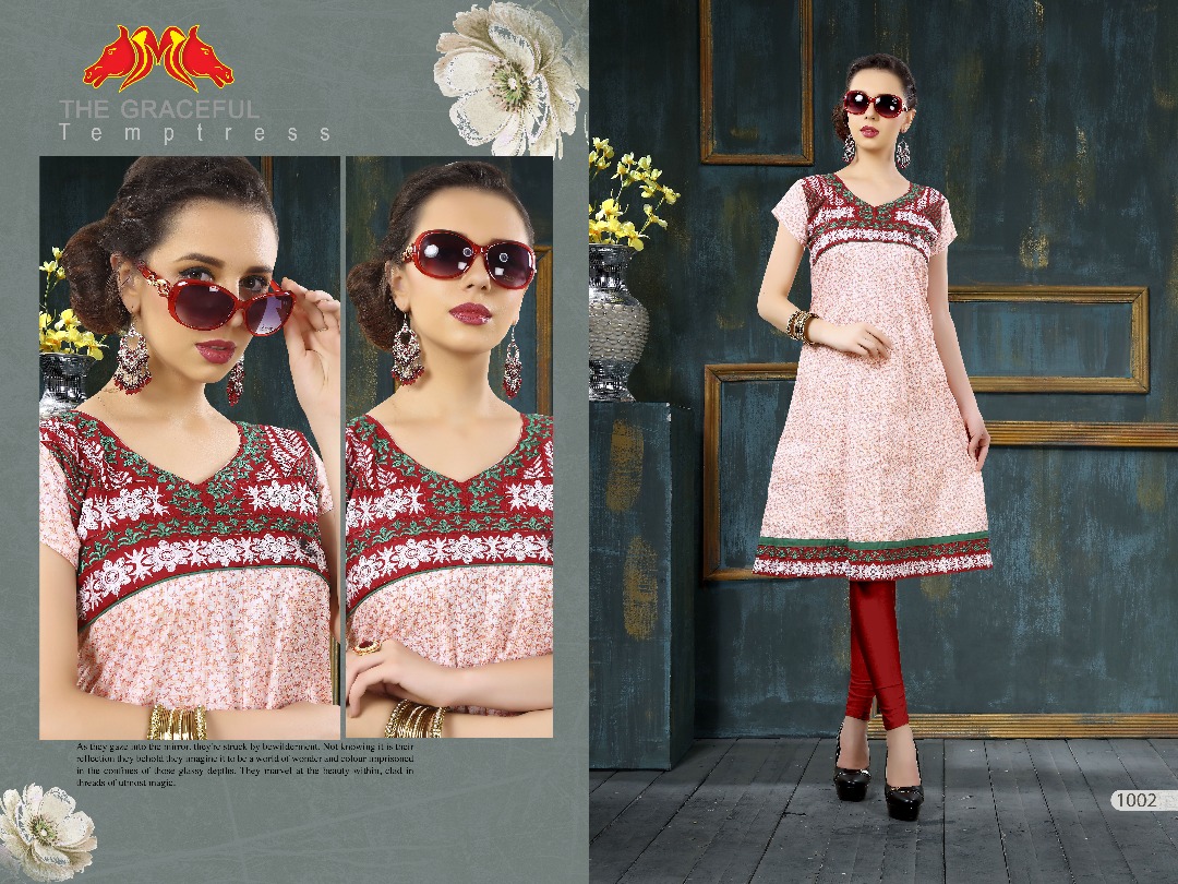 Judwa By Moh Trendz 1001 To 1012 Series Stylish Colorful Fancy Beautiful Casual Wear & Ethnic Wear & Ready To Wear Cotton Slub Kurtis At Wholesale Price