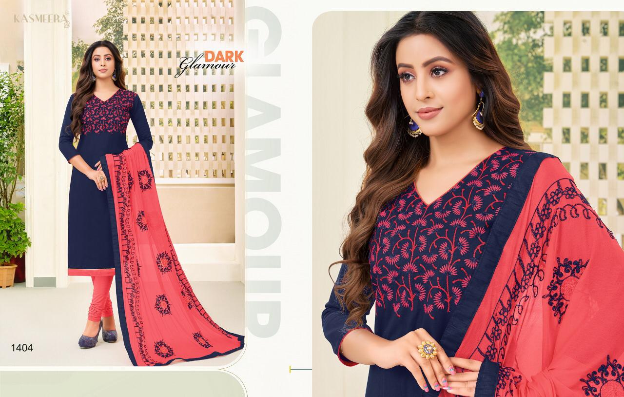 Kaamini Vol-10 By Kayce Trendz 1404  To 1415 Series Designer Suits Beautiful Stylish Fancy Colorful Party Wear & Ethnic Wear Cotton Flex Embroidery Dresses At Wholesale Price