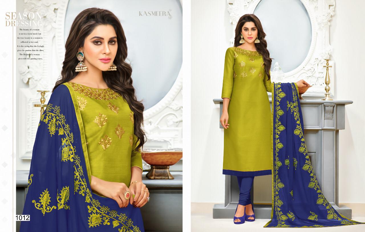 Kaamini Vol-2 By Kayce Trendz 1008 To 1019 Series Beautiful Suits Colorful Stylish Fancy Casual Wear & Ethnic Wear Banarasi Silk With Work Dresses At Wholesale Price