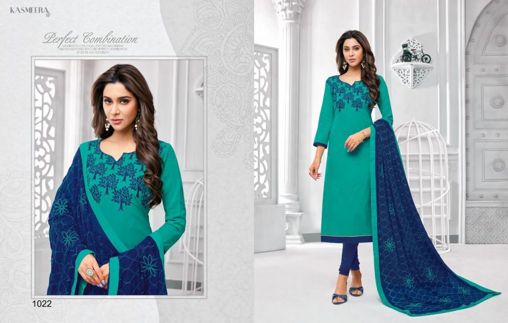 Kaamini Vol-8 By Kayce Trendz 1017 To 1028 Series Beautiful Suits Colorful Stylish Fancy Casual Wear & Ethnic Wear Cotton Flex With Work Dresses At Wholesale Price