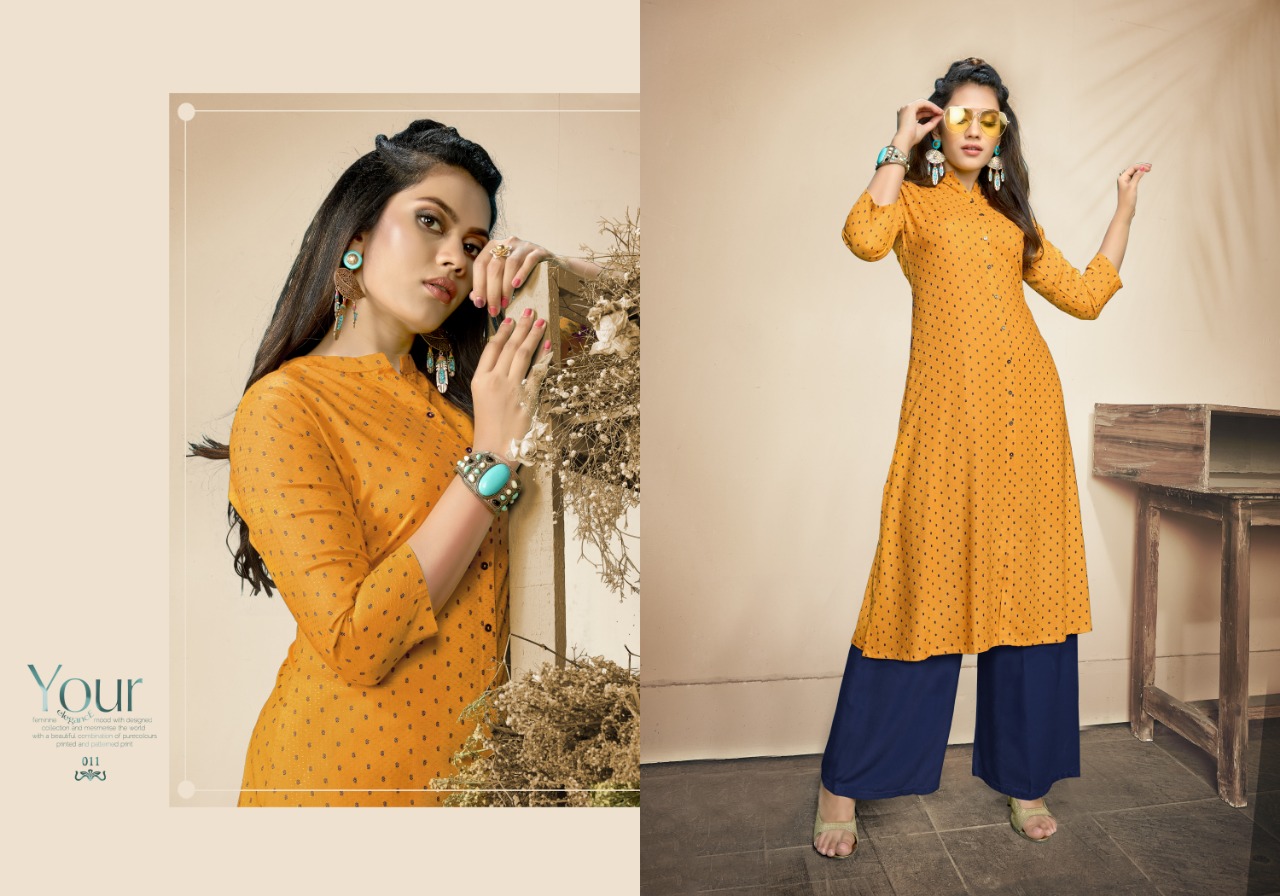 Kalariya By Gallberry Beautiful Designer Colorful Stylish Fancy Casual Wear & Ethnic Wear & Ready To Wear Heavy Rayon Liquid Two Tone Jacqaurd Butti Kurtis With Bottom At Wholesale Price