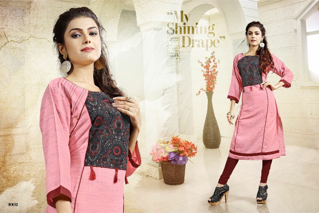 Kalista By Surya Techno Fab 4001 To 4008 Series Stylish Fancy Beautiful Colorful Casual Wear & Ethnic Wear Heavy Rayon Printed Kurtis At Wholesale Price